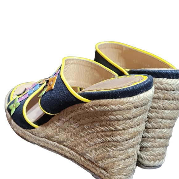 Louis Vuitton Multicolor Flower Wedge sandals EU 35 - Picture 3 of 15